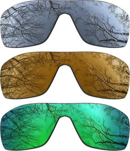 Vista 15 de ToughAsNails Juego de 3 lentes polarizadas de repuesto para gafas de sol Oakley Dart