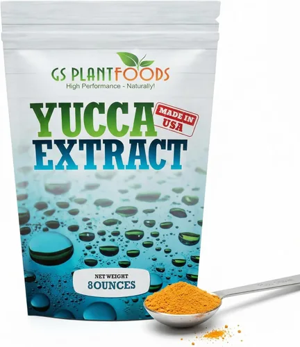 Vista 10 de Yucca Húmedo, Extracto de Yucca Líquido - Agente de humectación orgánico y surfactante, Ahora en concentrado de 32 oz