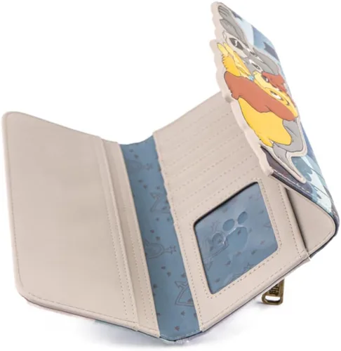 Vista 2 de Loungefly Disney Lady and the Tramp - Cartera de piel sintética de cemento húmedo