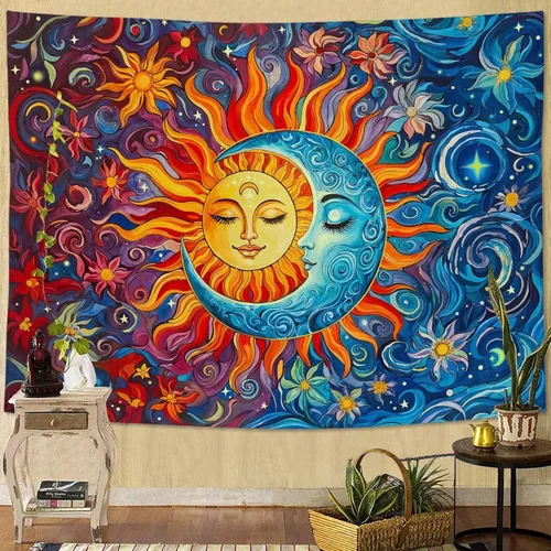 Vista 19 de Accnicc - Tapices Boho de Sol y Luna10127AXS