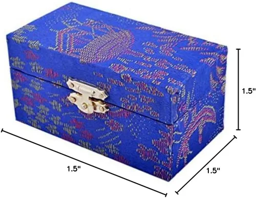Vista 8 de fengshuisale Feng Shui Bolas de salud chinas (azul con fénix y dragón) 3.8cm/1.5" Pulsera de cuerda roja
