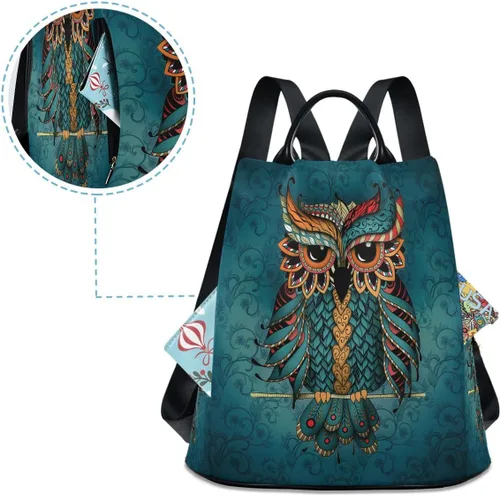 Vista 4 de ALAZA Mochila antirrobo para mujer, mochila de hombro a la moda, Multicolor 11