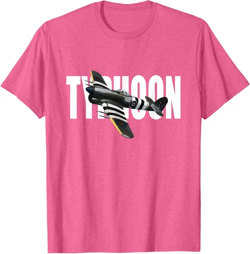 Vista 29 de RAF Hawker Typhoon WW2 Fighter Aircraft T-Shirt