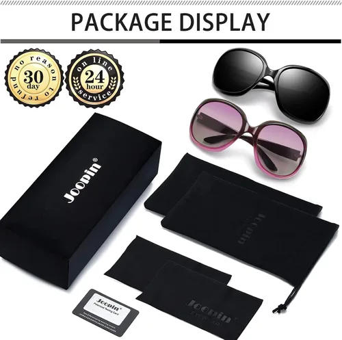 Vista 82 de Joopin Lentes de sol de gran tamaño para mujer, polarizados, grandes, para conducción, protección UV, grandes sombras