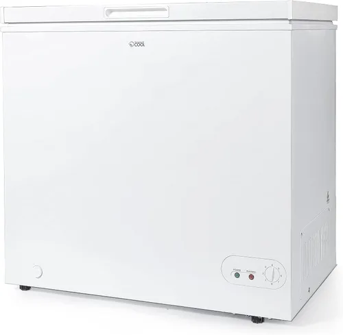 Vista 6 de Congelador de cajón fresco comercial con luz indicadora de encendido y refrigerante R600a Mini Freezer with Slide-Out Wire Shelf, Adjustable