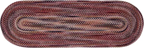 Vista 46 de Better Trends Alfombra trenzada degradada, ovalada, reversible y duradera, 100% algodón suave, ideal para cocina, sala de estar, dormitorio, tapete
