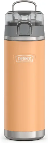 Vista 18 de THERMOS ICON SERIES, botella de agua de acero inoxidable con boquilla, 24 onzas, color verde alpino, botella de agua aislada al vacío con tapa