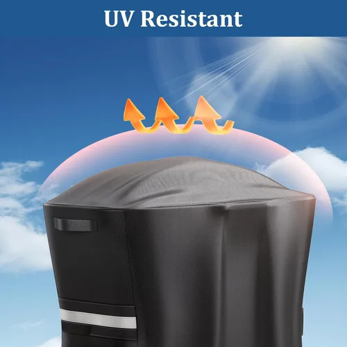 Vista 5 de Uniflasy 7113 - Cubierta de parrilla para Weber Q Series Grill on Cart, cubierta de barbacoa para Weber Q1000 Q2200 Q100 Q1200 Q200 Q220 Q2000 Q2400