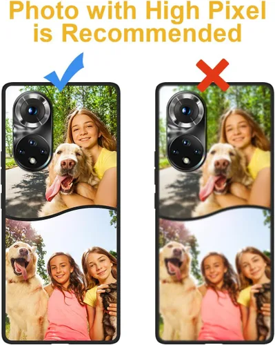 Vista 5 de Funda de teléfono personalizada para Honor de 50 6.57 pulgadas, funda personalizada con múltiples imágenes, funda suave con nombre, regalo