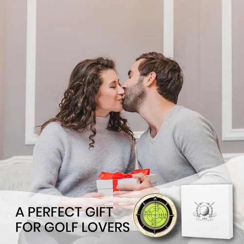 Vista 6 de Ddaowanx Lector verde de golf, marcador de pelota de golf con burbuja horizontal de alta precisión, herramienta de accesorios de golf Putt Aid