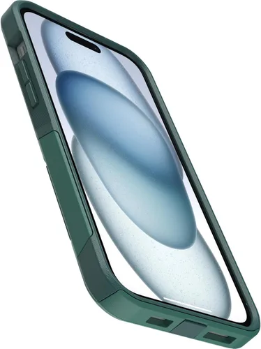 Vista 3 de OtterBox Funda para iPhone 15 Plus y iPhone 14 Plus Commuter Series: obtén tus verdes, delgada y resistente, apta para bolsillo, con protección