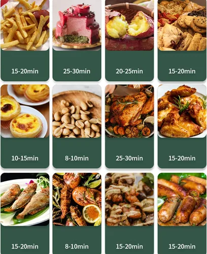 Vista 4 de Household 5L Electric Air Fryer Oil Free Low Fat Cooking Automatic Oil-Free Fryer French Fries Fryer