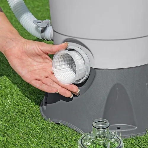 Vista 5 de Bestway Bomba de piscina con filtro de arena de 950 galones para piscinas sobre el suelo de 300 a 4,800 galones con filtro de prefiltro para agua