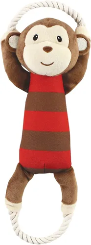 Vista 7 de Luvable Friends Juguete de peluche chirriante unisex para bebé con cuerda Dinosaurios
