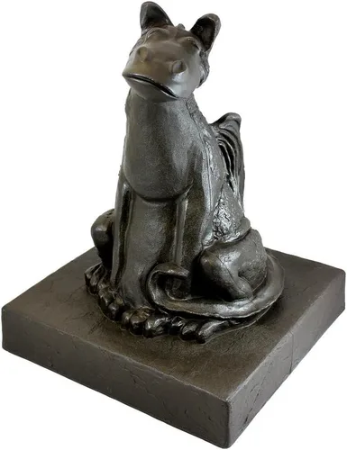 Vista 19 de Emsco Group 92246 Estatua de niño soñando despierto – Aspecto natural – Hecha de resina – Ligera – 40 cm de altura para jardín, BRONCE