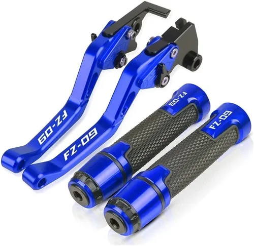 Vista 11 de DOUKI Manillar de motocicleta Yamaha FJ09 MT09 MT-09 FZ-09 FZ09 2013-2021 2020 2019 2018 2017 2016 Manillar de motocicleta ajustable Palancas