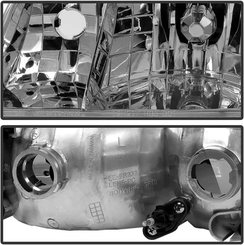 Vista 3 de ACANII - Faros delanteros para Ford Crown Victoria 1998-2011 + luces de señal de estacionamiento angular para conductor y pasajero