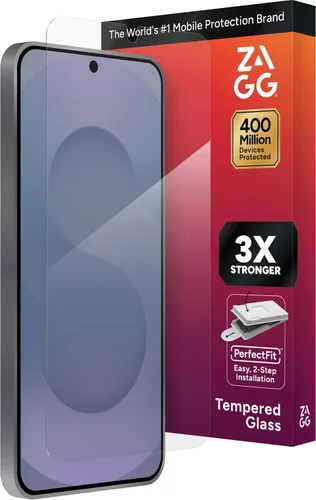 Vista 18 de ZAGG Glass+ - Protector de pantalla para Samsung Galaxy Z Flip7 (solo pantalla frontal), 3 veces más fuerte, resistente a los arañazos, resistente a