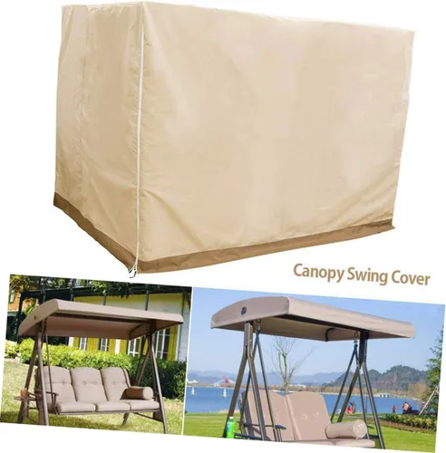 Vista 3 de Cubierta impermeable para silla de patio, cubierta protectora para columpio al aire libre, fácil de limpiar, columpio de jardín c