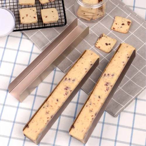 Vista 5 de AIBER Molde antiadherente para pan de galletas en forma de U, modelo de galletas, molde para tostadas de baguette, 10 pulgadas