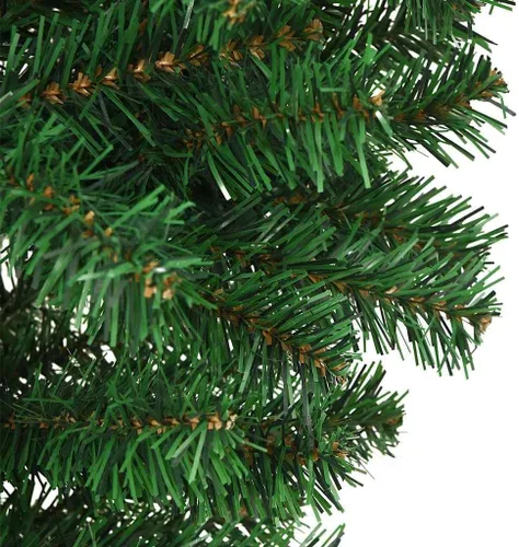 Vista 4 de Upside-Down Artificial Christmas Tree with Stand, Green PVC Tree with Adjustable Branches, Lifelike 7 Ft Centerpiece for Holiday Decor