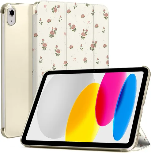 Vista 23 de CoBak Funda para iPad (A16) 11ª generación de 11 pulgadas 2025, iPad de 10.9 pulgadas 2022, funda protectora delgada con carcasa trasera translúcida