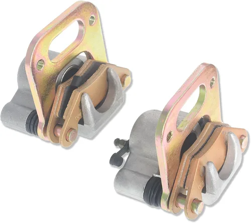 Vista 8 de Pinza de freno delantera izquierda derecha con pastillas de repuesto para Polaris 400L Big Boss 350L 400L 500 Diesel Magnum Sportsman Trail Boss