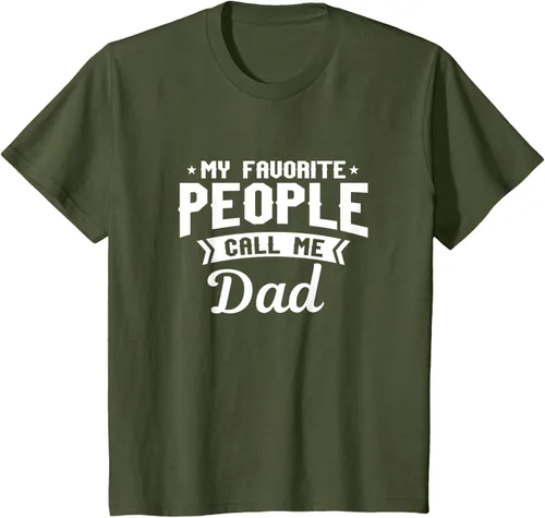Vista 13 de My Favorite People Call Me Dad - Camiseta divertida, Negro, S