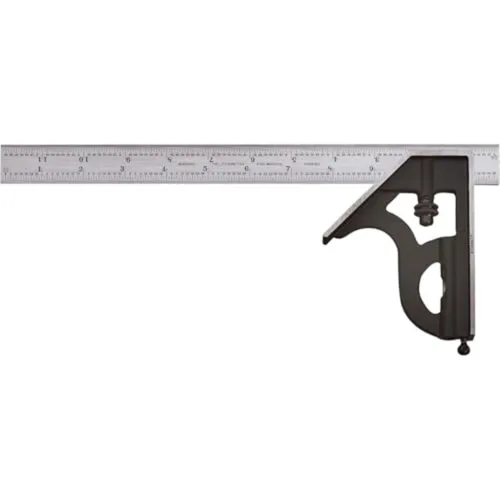 Vista 24 de Starrett Cuadrado combinado de acero con cabeza cuadrada, longitud de hoja