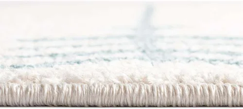 Vista 4 de Unique Loom Autumn Collection - Alfombra rectangular de 5 pies 3 pulgadas x 8 pies, color marfil y gris Marfil/Gris