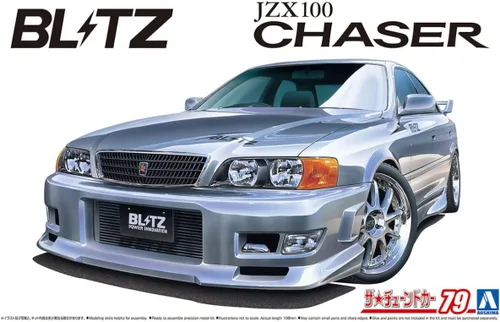 Vista 4 de Aoshima Toyota Blitz JZX100 Chaser Tourer V 96 Kit de modelo a escala 1:24