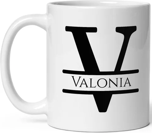 Vista 11 de Taza de café personalizada con monograma, letra inicial A personalizada para mujeres, hombres, niñas, niños, papás, mamás amigos, taza de café