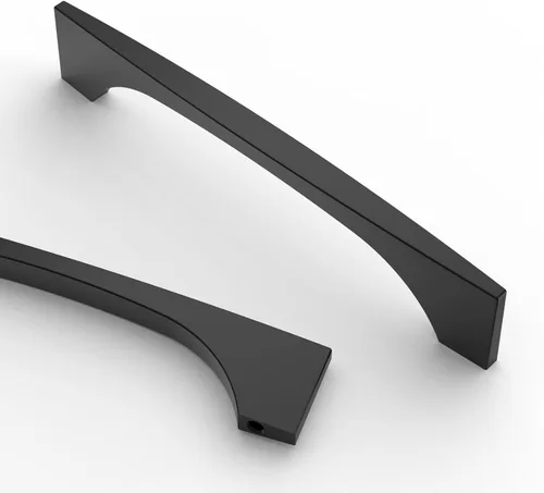 Vista 9 de Asidrama - Paquete de 10 manijas de gabinete de cocina color latón envejecido de 3.75 pulgadas (96mm), tiradores para gabinete, accesorios