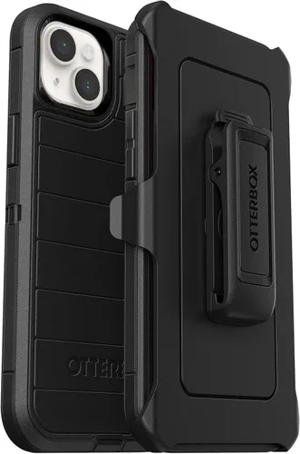 Vista 6 de OtterBox Defender Series - Funda de edición sin pantalla para iPhone 14 Plus (solamente), clip de funda incluida, protección de defensa microbiana