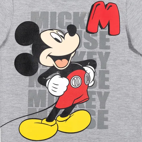 Vista 6 de Disney- Camisa de manga corta y pantalones cortos de malla de Mickey Mouse