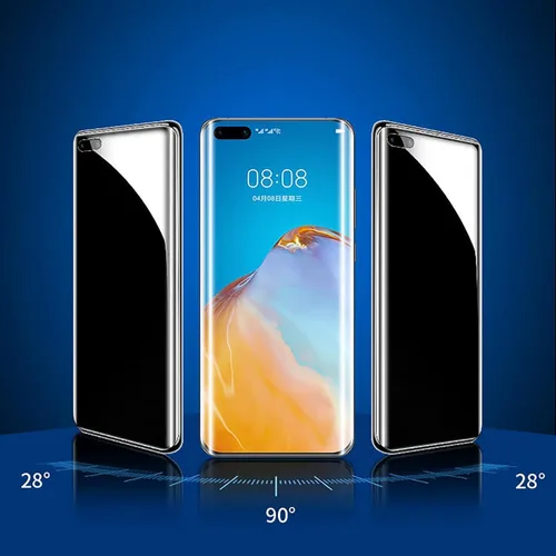 Vista 3 de LOOKSEVEN Paquete de 2 películas de hidrogel de privacidad para iPhone 11