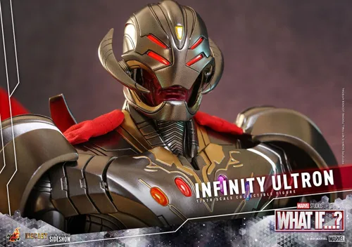 Vista 7 de Hot Toys 1:6 Infinity Ultron - What If...?, Plata