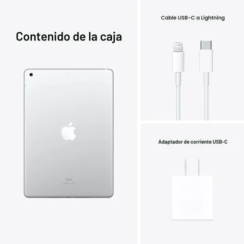 Vista 6 de Apple iPad 2021 (10.2 pulgadas, Wi-Fi, 64 GB) - Plata (renovado prémium)
