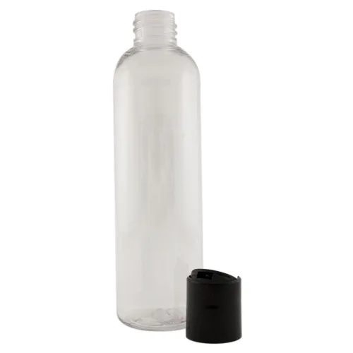 Vista 6 de GreenHealth Botella de plástico transparente de 2 fl oz con tapa de spray negra (individual)