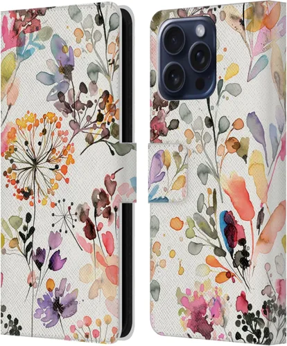 Vista 197 de Head Case Designs Officially Licensed Ninola Beige Wild Grasses Leather Wallet Case Compatible with Samsung Galaxy A07 4G