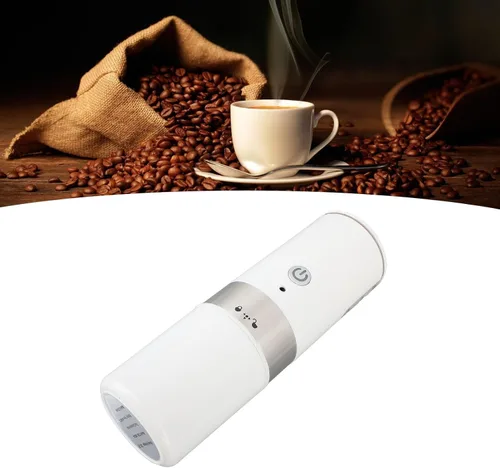 Vista 9 de ZJchao Cafetera portátil, cápsula de café en polvo de doble uso, cápsula de café totalmente automática, máquina de café molido universal, cafetera