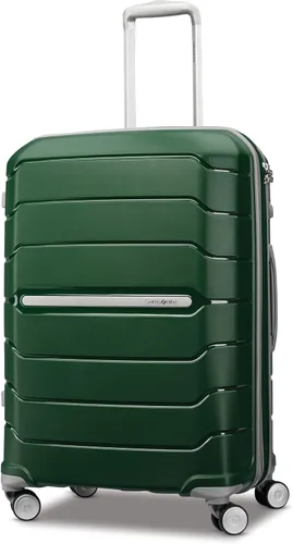 Vista 46 de Samsonite Freeform de carcasa rígida expandible con ruedas giratorias dobles, Negro