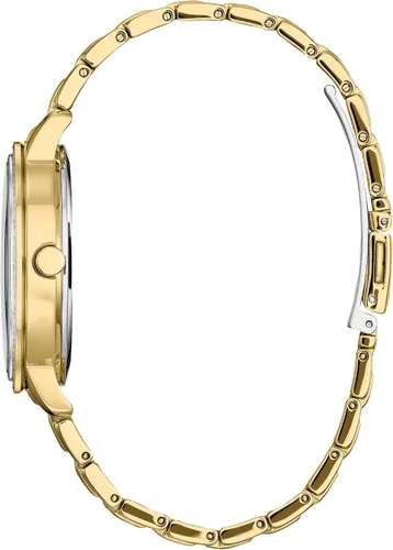 Vista 2 de Citizen Juego de caja de Bella y Bestia de Disney para mujer con pin Eco-Drive Tono dorado