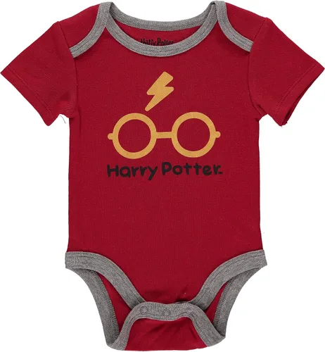 Vista 14 de Harry Potter Body de manga corta para bebé, paquete múltiple de regalo para bebé niña o niño, ropa de bebé
