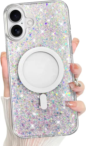 Vista 97 de Bonoma - Funda para iPhone 17 Pro Max 2025 con cristales brillantes, purpurina brillante
