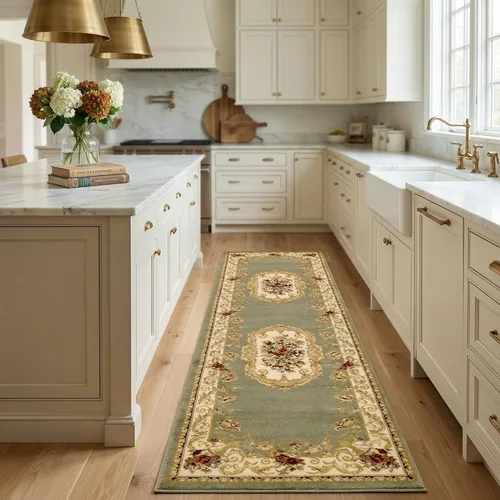 Vista 34 de Unique Loom Versailles Collection - Alfombra tradicional clásica con motivo floral, colección Versailles