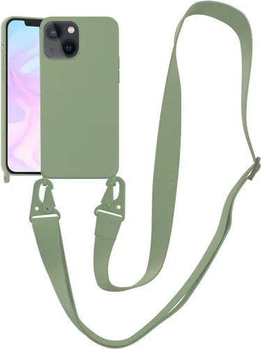 Vista 26 de Funda compatible con iPhone 8 Plus, iPhone 7 Plus/6 Plus/6S Plus con cordón, funda cruzada para iPhone con correa ajustable de silicona para iPhone