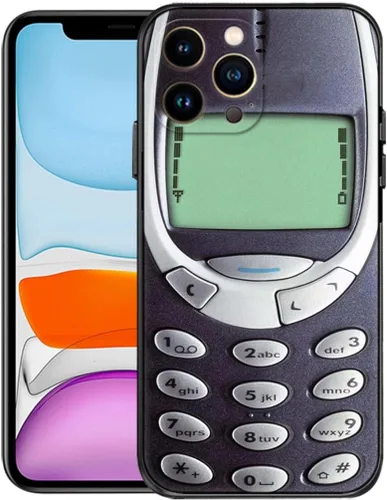 Vista 3 de YHan Compatible con iPhone 16 Funda, Bonita Funda 3D Divertida de Silicona Suave con Diseño Retro Elegante Fundas Protectoras. Compatible con Nokia.