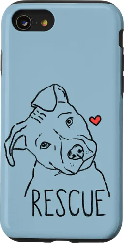 Vista 18 de iPhone 16 Rescue Dog, Pitbull, Rescue Mom, Adopt Don't Shop, Pittie Case