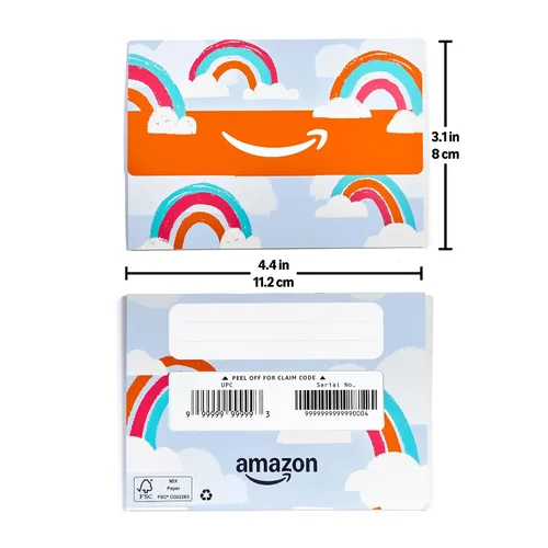 Vista 4 de Amazon Tarjeta de regalo física Mini sobre - Bebés y Niños Animales del Zoológico